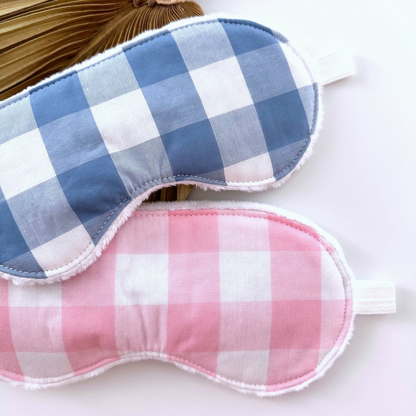 4 Layer Gingham Sleep Mask