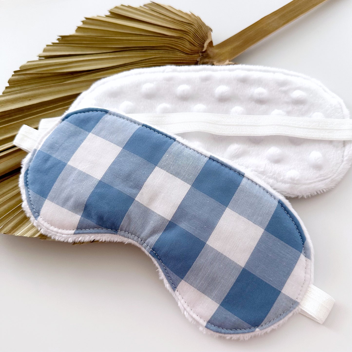 4 Layer Gingham Sleep Mask
