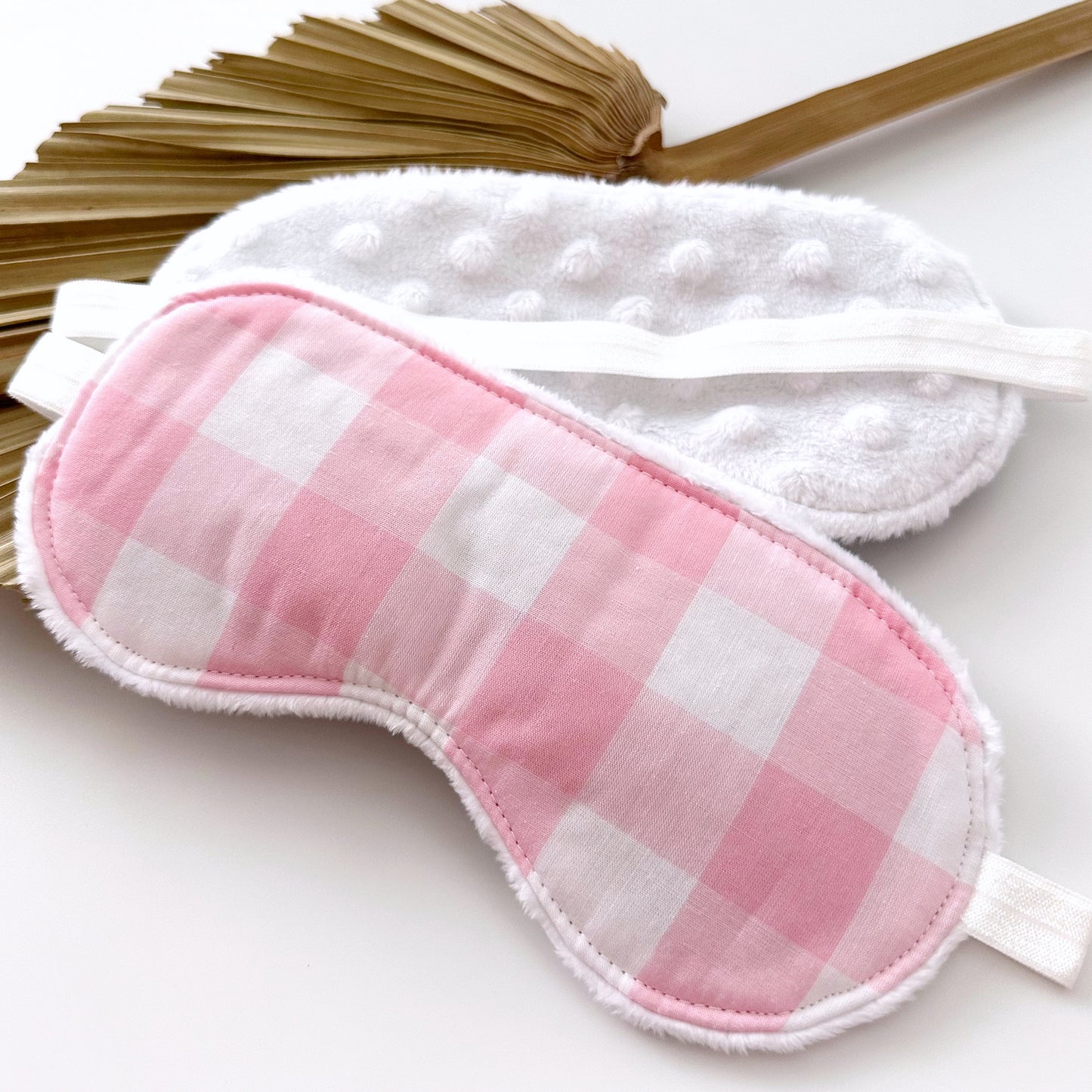 4 Layer Gingham Sleep Mask