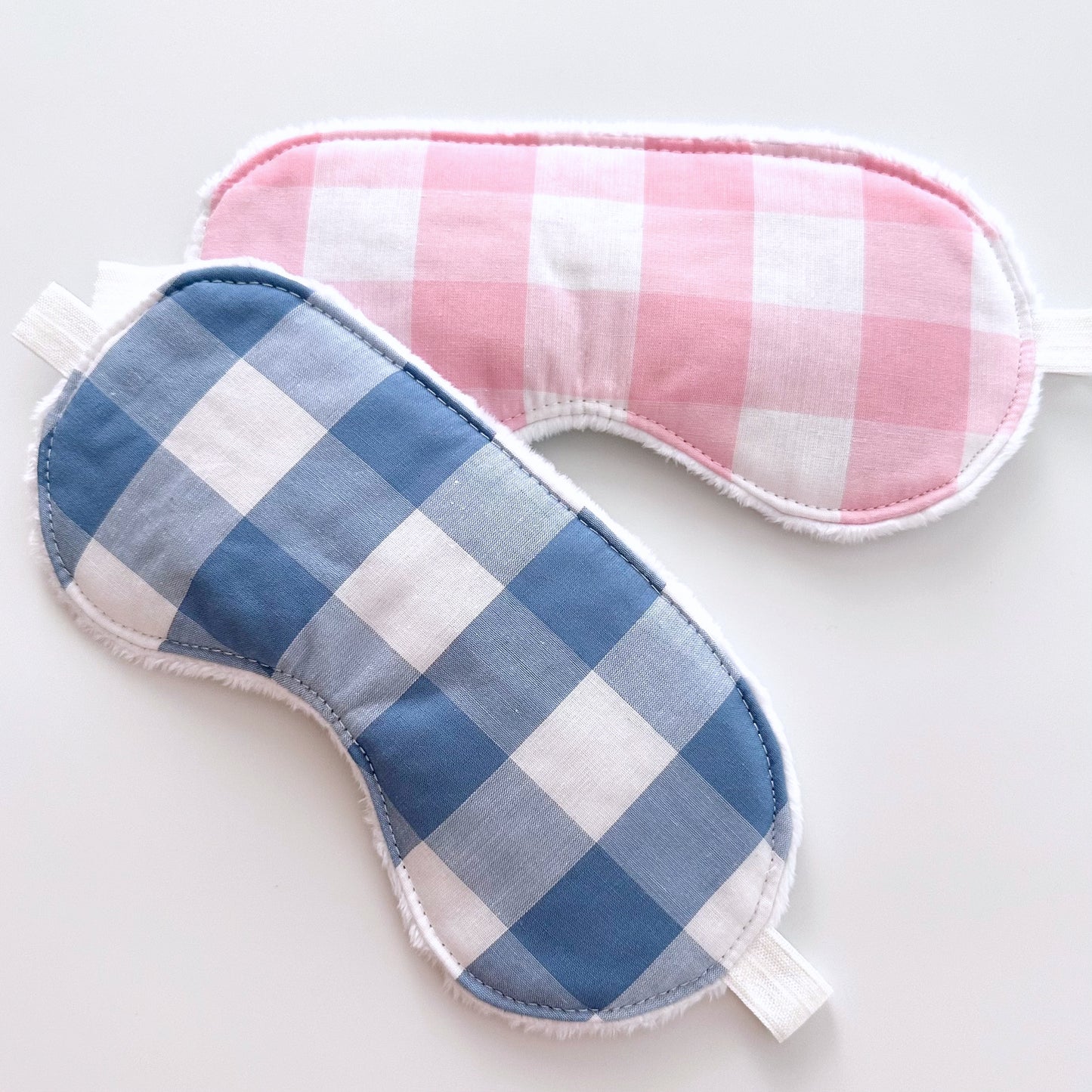 4 Layer Gingham Sleep Mask