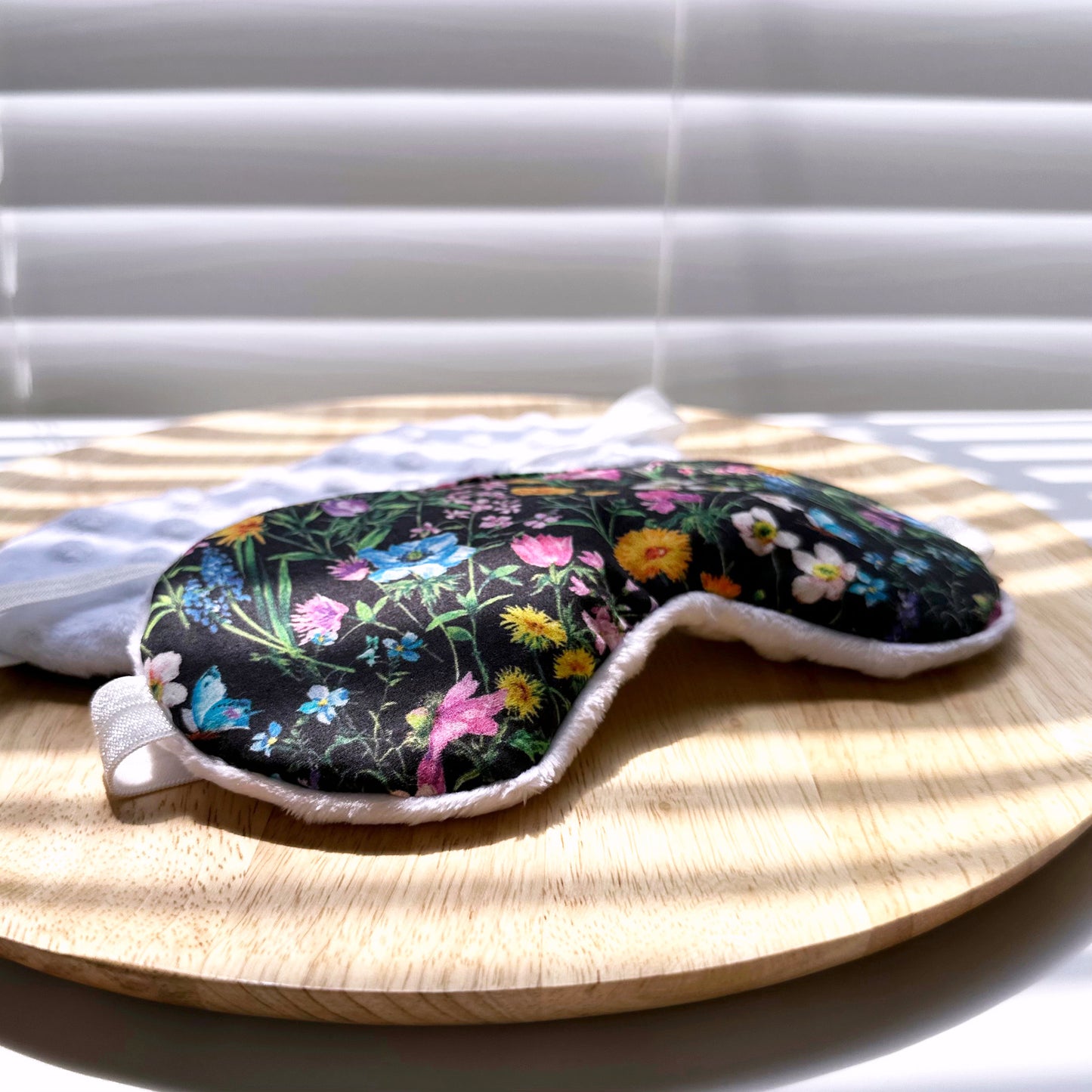 Mary Black Cotton Sleep Mask