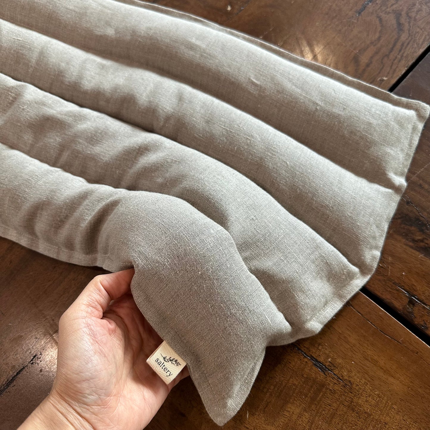 27"x12" Linen Full Body Heating Pad